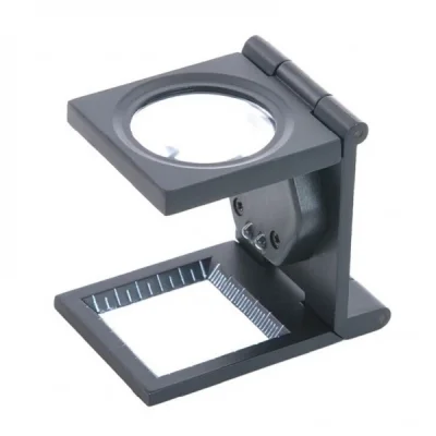 BUĞZ 25x25 Mm Full Çelik Kaplı Katlamalı Büyüteç Th9005b