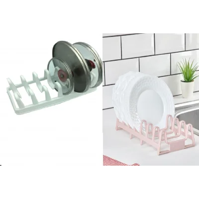 BUĞZ 2li Set Tencere Kapağı Organizeri Ve Pratik Tabaklık