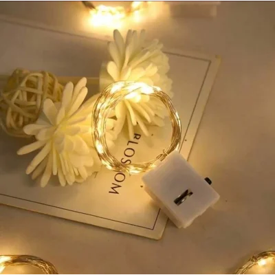 BUĞZ 2m Pilli Peri Led Beyaz Işık 50li Paket
