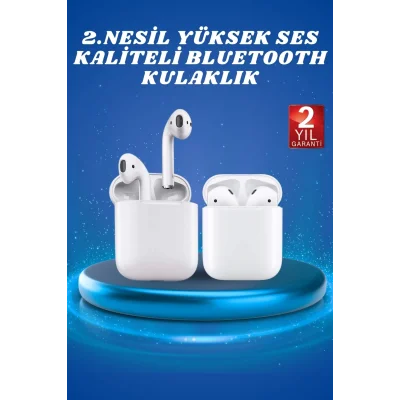 2.Nesil Yeni Model TWS Bluetooth Kulaklık Dokunmatik Kontrol Yüksek Ses Kaliteli