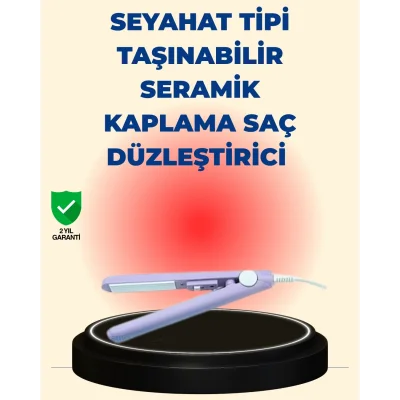  2’si 1 Arada Saç Düzleştirici ve Bukle Maşası – Düz ve Kıvırcık Saçlara Uygun Çok Yönlü Kullanım