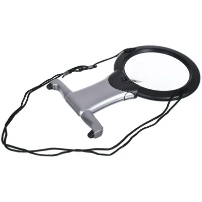 BUĞZ 2x 6x Led Eller Serbest,boyun Asılı,dıkış,okuma İçin En Uygun Büyüteç 11b1 - BUĞZ