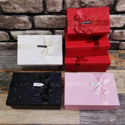 BUĞZ 3&039lü Dikdörtgen Hediye Kutusu