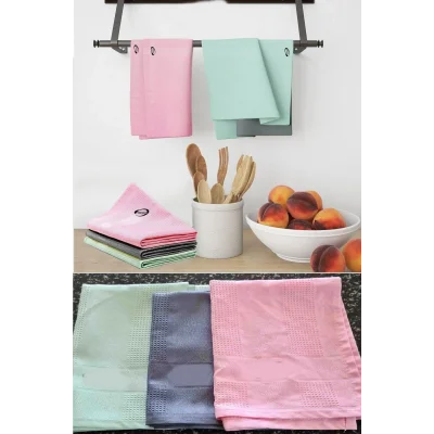 BUĞZ 3 Adet Gerçek Mikrofiber Temizlik Bezi (40x60 cm) - İz Bırakmaz Cam Ev Araba Temizlik Bezi