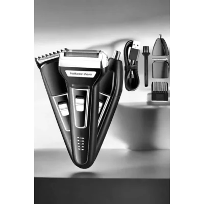  3 Başlıklı Kulak Ve Burun Tıraş Makinesi Erkeklere Özel