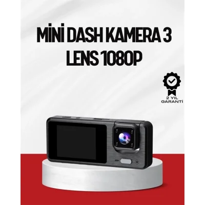  3 Kameralı DVR Araç Kamerası – Tam Güvenlik, Tam Kapsama