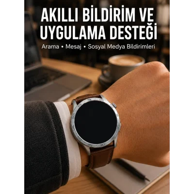 BUĞZ 3 Kordonlu Bluetooth Görüşme Özellikli Akıllı Saat Seti
