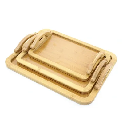 BUĞZ 3lü Bambu Tepsi Model 3