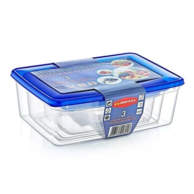 BUĞZ 3lü Köşeli Saklama Kabı Seti