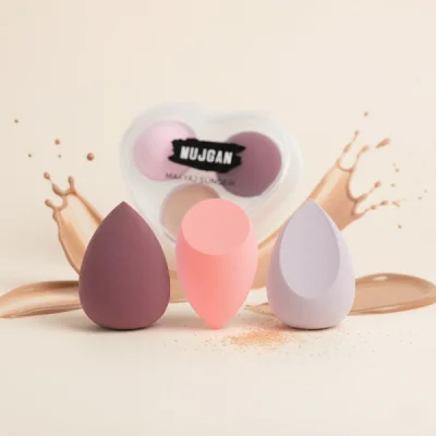 BUĞZ 3lü Makyaj Süngeri Seti Kalpli Kutu