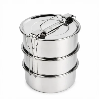 BUĞZ 3lü Metal Sefer Tası - Paslanmaz Çelik - 16 cm