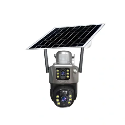 BUĞZ 3 MP + 3 MP Çift Lens Solar TF Kart Girişli 4G Kamera