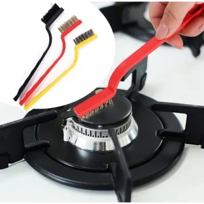 BUĞZ 3 Parça Tel Fırça Detaylı Temizlik Seti