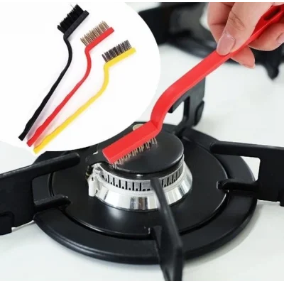 BUĞZ 3 Parça Tel Fırça Detaylı Temizlik Seti