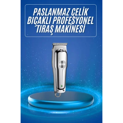  3 Taraklı Saç Sakal Düzeltici Traş Makinesi Seti Paslanmaz Çelik