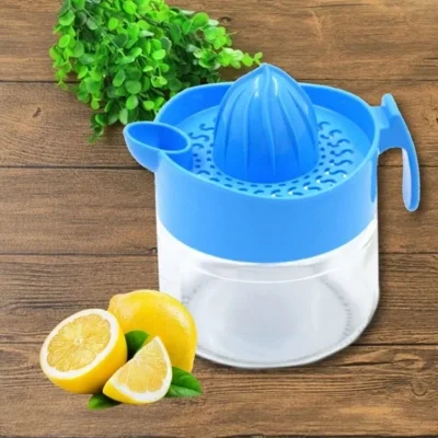 BUĞZ 300ml Cam Hazneli Pratik Limon Narenciye Sıkacağı KC-405