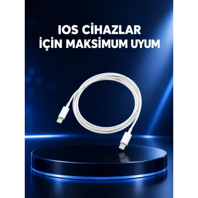 BUĞZ 30W Type-C Lightning Hızlı Şarj Kablosu 1.2m iPhone Uyumlu