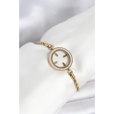 BUĞZ 316L Çelik Burgu Zincir Model Çeyrek Takılabilir Bileklik