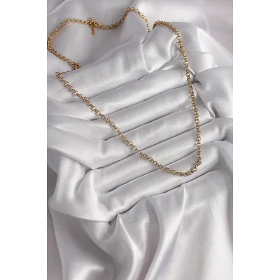 BUĞZ 316L Çelik Gold Renk Kadın Kolye - BUĞZ