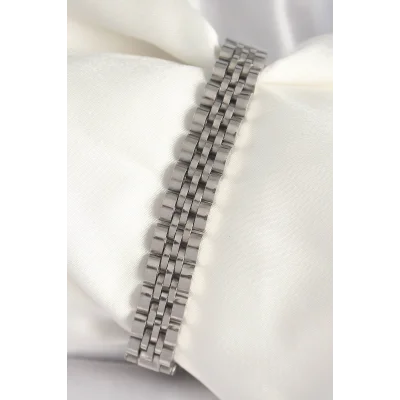 BUĞZ 316L Çelik Gümüş Renk Zincir Model Erkek Bileklik