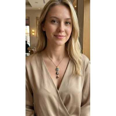 BUĞZ 316L Çelik Vintage Model Kadın Kolye