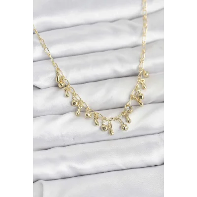 BUĞZ 316L Çelik Zincir Gold Renk Kadın Kolye