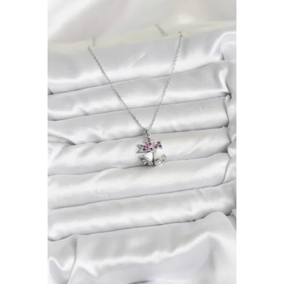 BUĞZ 316L Çelik Zincir Gümüş Renk Chirtsmas Bell Model Yılbaşı Temalı Kadın Kolye - Lisinya