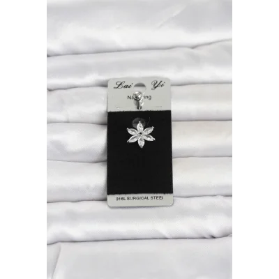 BUĞZ 316L Cerrahi Çelik Lotus Model Göbek Piercing
