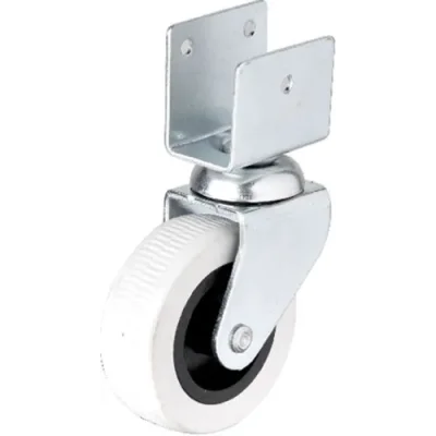 BUĞZ 324 - 50x20 Mm Gri Kısa U Tablalı Teker 4 Adet