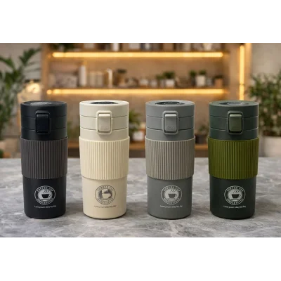 BUĞZ 350 ml Paslanmaz Çelik Dereceli Termos Mug Bardak