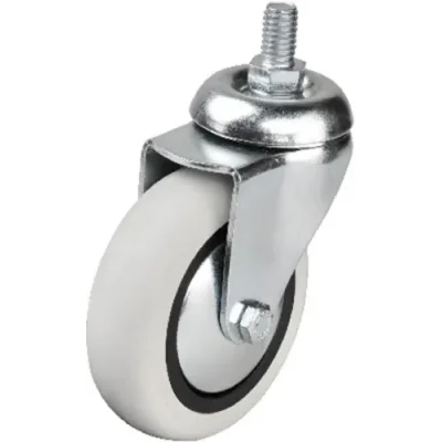 BUĞZ 352 - 75x25 Mm Pvc Makaralı Vidalı Teker 4 Adet