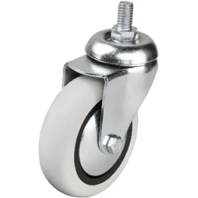 BUĞZ 352 - 75x25 Mm Pvc Makaralı Vidalı Teker 4 Adet