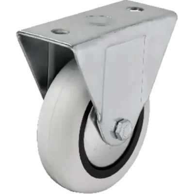 BUĞZ 355 - 75x25 Mm Pvc Makaralı Sabit Teker 4 Adet