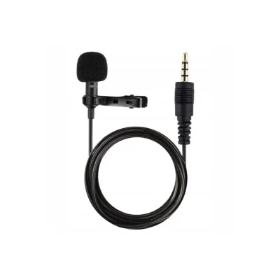 BUĞZ 3.5mm Jak 1.5 Metre Double Mikrofon - Siyah