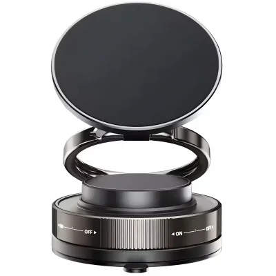 BUĞZ 360 Dönebilen Araç İçi Telefon Tutucu Vakumlu Magsafe Destekli Masa Üstü Duvar Halka Telefon Tutucu