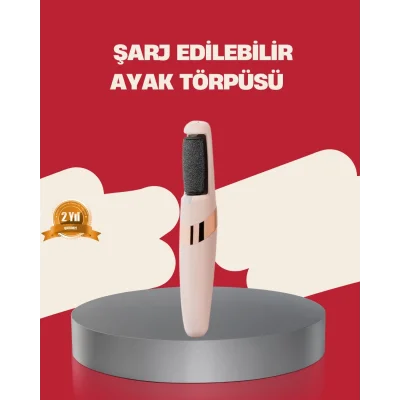 BUĞZ 360° Etkili Elektrikli Ayak Bakım Aleti Nasır Giderici