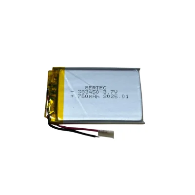 BUĞZ 383450 3.7V 750 MAh Li-Polymer Pil (Devreli/1.5A)