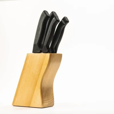 BUĞZ 38410 Ecco Standlı Bıçak Seti 539li - Siyah