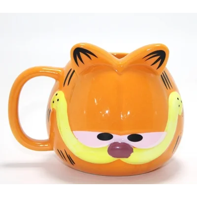 BUĞZ 3d Garfield Tasarımı Porselen Kupa Bardak Alk4511