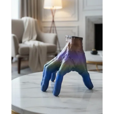 BUĞZ 3D Multicolor El Biblo 27x22 cm Sanatsal ve Dikkat Çekici Dekor