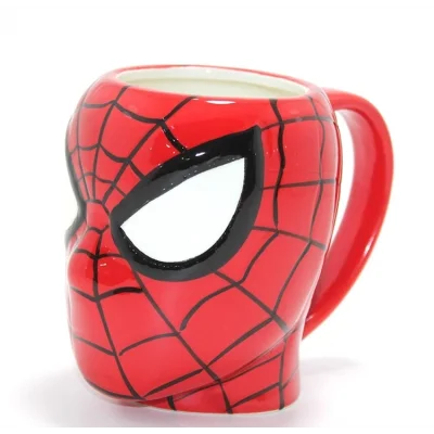BUĞZ 3d Spiderman Tasarımı Porselen Kupa Bardak Alk4568