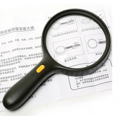 BUĞZ 3led Işıklı,1.8x5x 138mm Lenslı Büyüteç - BUĞZ