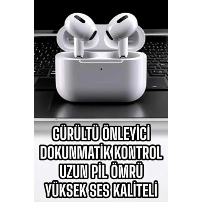  3.Nesil TWS Bluetooth Kulaklık Mikrofonlu ANC Özelliği Dokunmatik Kontrol