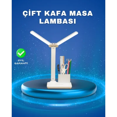  3’ü 1 Arada Çok Amaçlı Masa Lambası | Göz Yormayan Işık, Organizer Tasarım