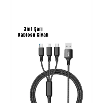 BUĞZ 3’ü 1 Arada Hızlı Şarj Kablosu
