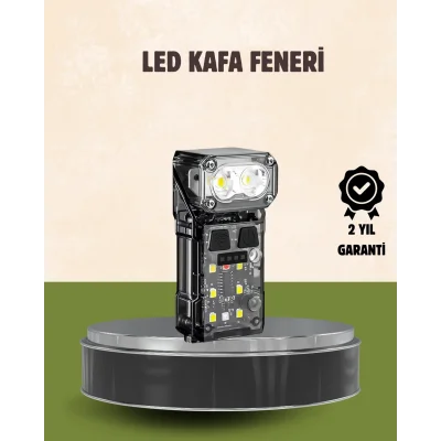 BUĞZ 3’ü 1 Arada LED Far Şarj Edilebilir Sensörlü Manyetik 10 Saat Kullanım