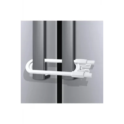 BUĞZ 4 Adet Çocuk Koruma Kilidi - Slide Dolap Çekmece Kilidi Sürgülü Kilit