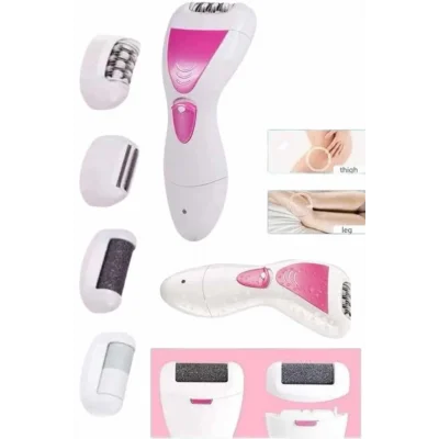 BUĞZ 4 Başlıklı Bakım Cihazı Epilatör Tüy Alma Makinesi Topuk Törpüsü