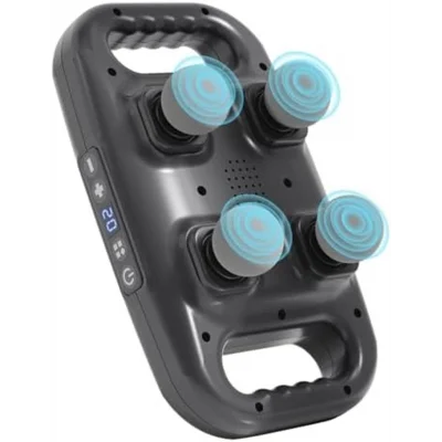 BUĞZ 4 Başlıklı Masaj Sı - Ergonomik Derin Doku Sırt Ve Boyun Masaj Aleti Ağrı Ve Sızı Giderici - Lisinya