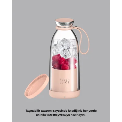 BUĞZ 4 Bıçaklı Gıda Sınıfı Paslanmaz Çelik Taşınabilir Blender - Lisinya